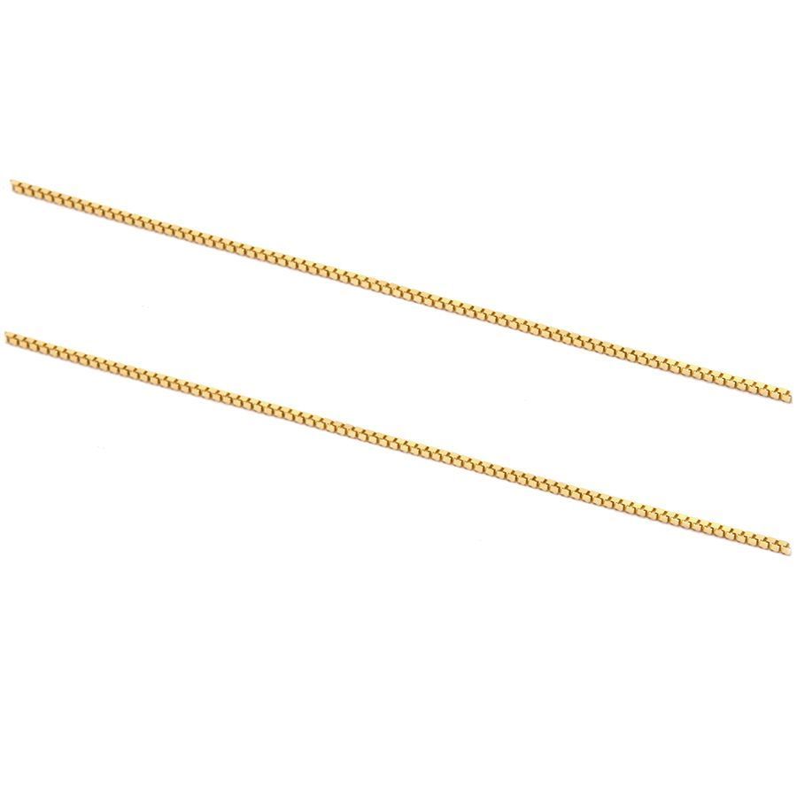 Corrente Malha Veneziana em Ouro 18 Kilates - 21153